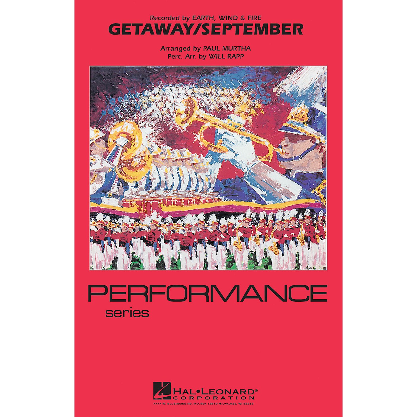 Hal Leonard Getaway/September Marching Band Level 4 by Earth, Wind & Fire Arranged by Paul Murtha thumbnail