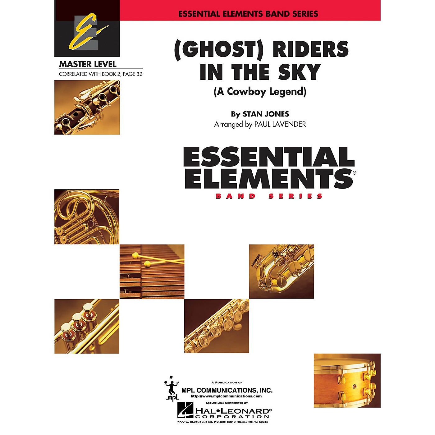 Hal Leonard (Ghost) Riders in the Sky Concert Band Level 2 Arranged by Paul Lavender thumbnail