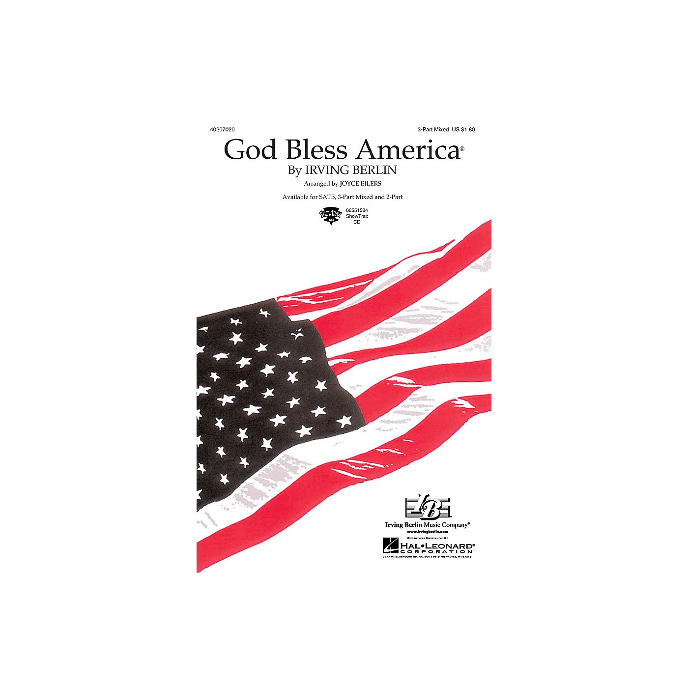 Hal Leonard God Bless America® 3-Part Mixed arranged by Joyce Eilers thumbnail