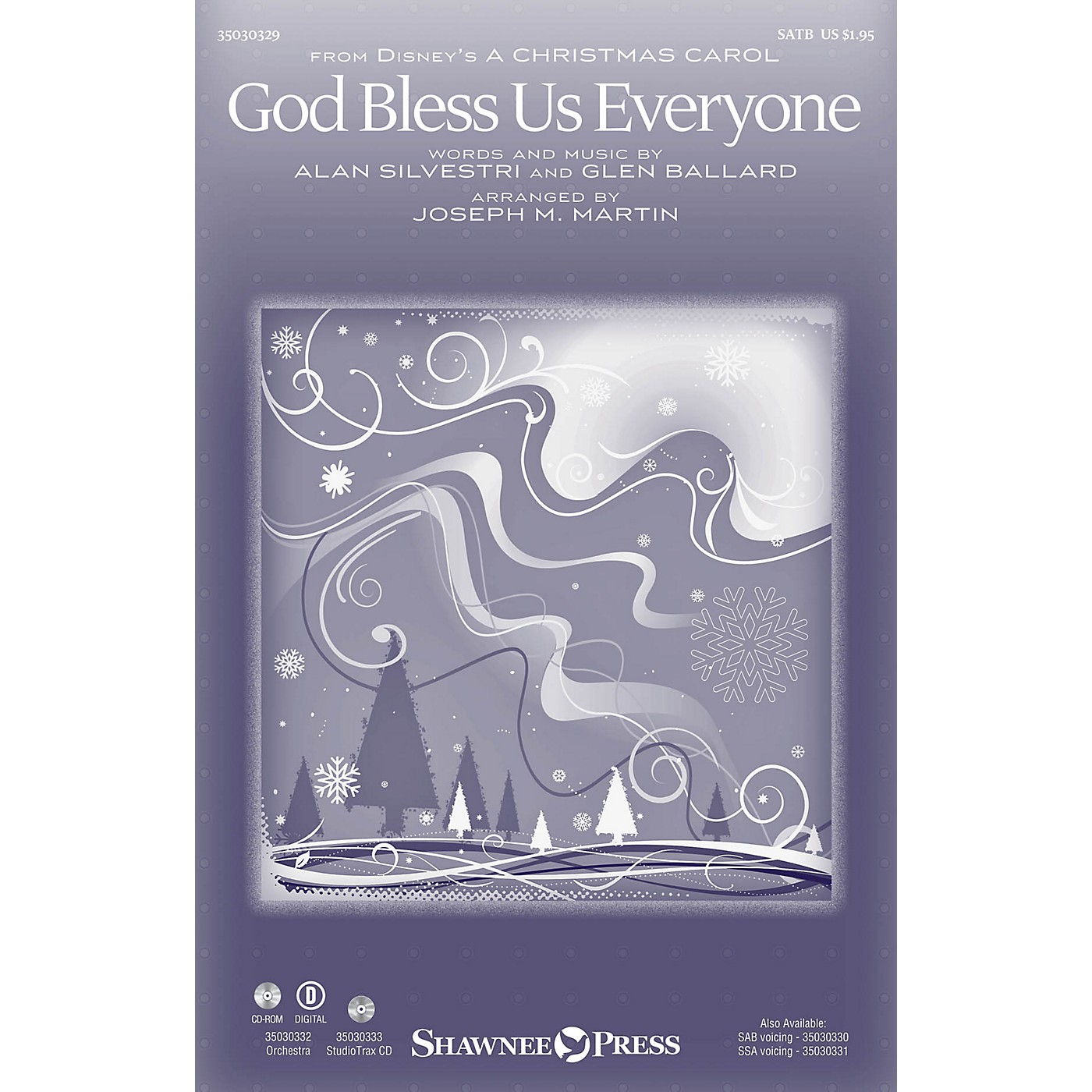 Shawnee Press God Bless Us Everyone SATB by Andrea Bocelli arranged by Joseph M. Martin thumbnail