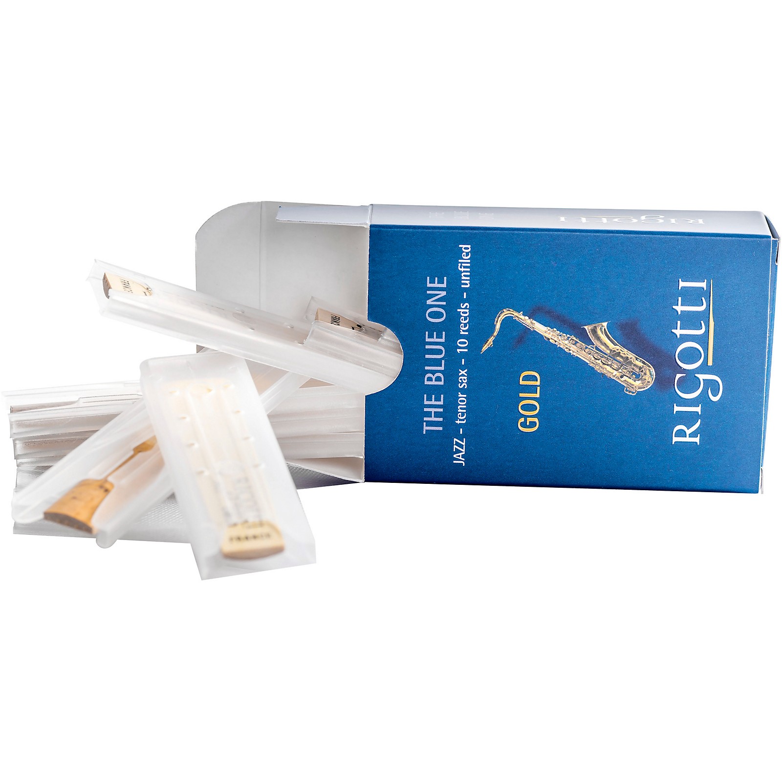 RIGOTTI - Tenor Saxophone reeds RIGOTTI GOLD JAZZ (by UNITS)