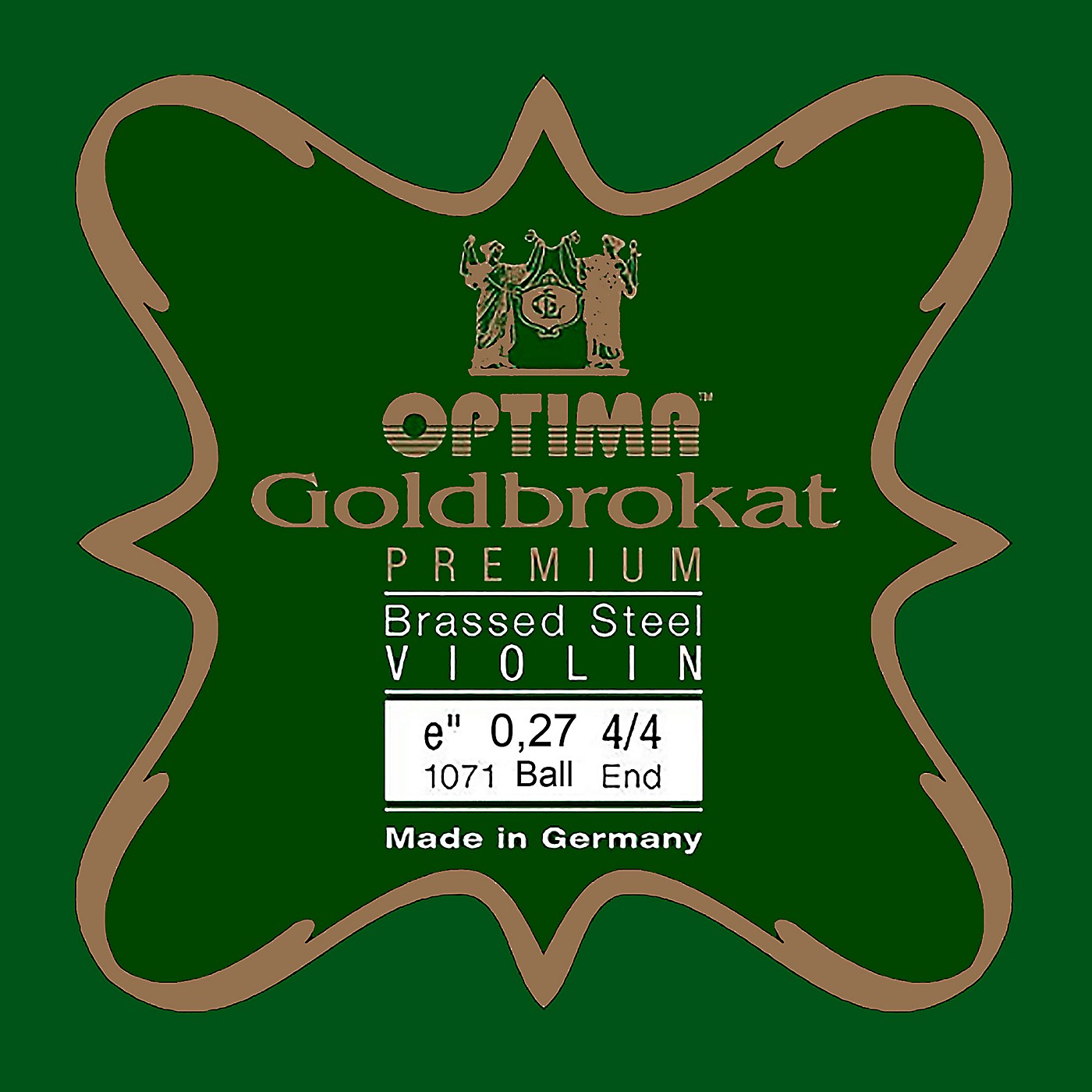 Optima Goldbrokat Premium Series Brassed Steel Violin E String thumbnail