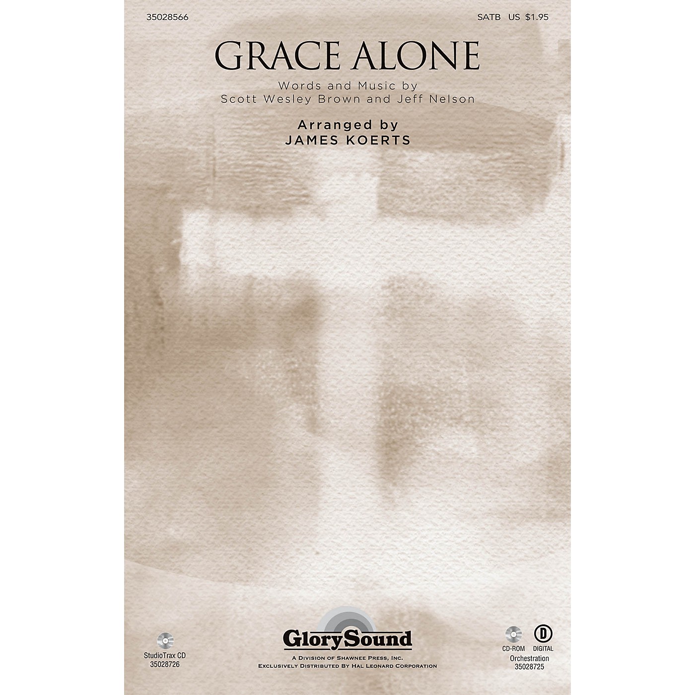 Shawnee Press Grace Alone SATB arranged by James Koerts thumbnail