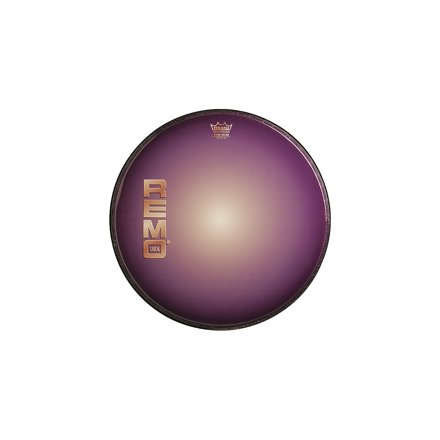 Remo Graphic Heads Purple Sunburst Resonant Bass Drum Head 22 in. Woodwind & Brasswind