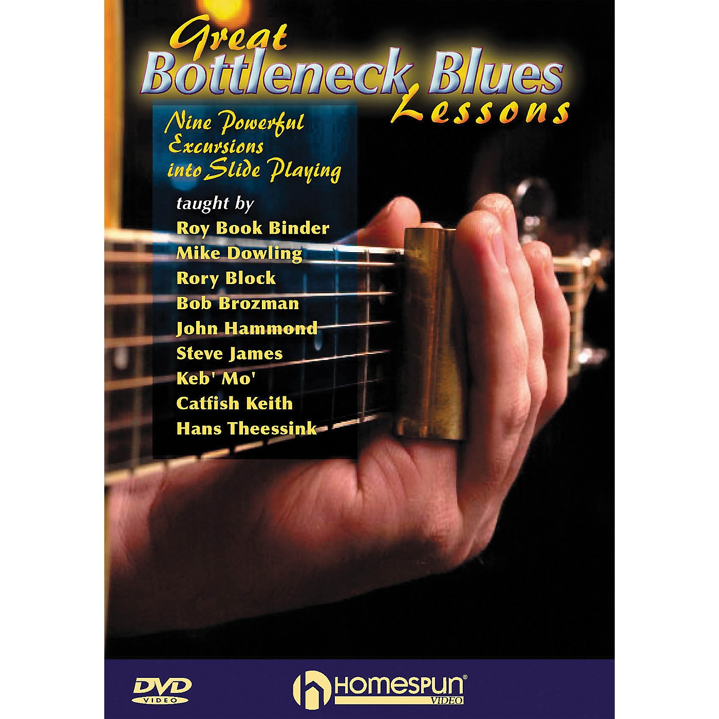 Homespun Great Bottleneck Blues Guitar Lessons (DVD) thumbnail