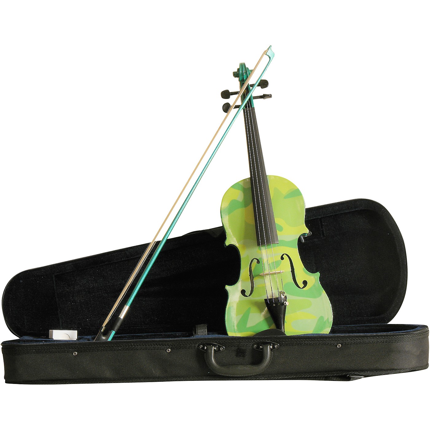 Rozanna's Violins Green Camouflage Series Violin Outfit thumbnail