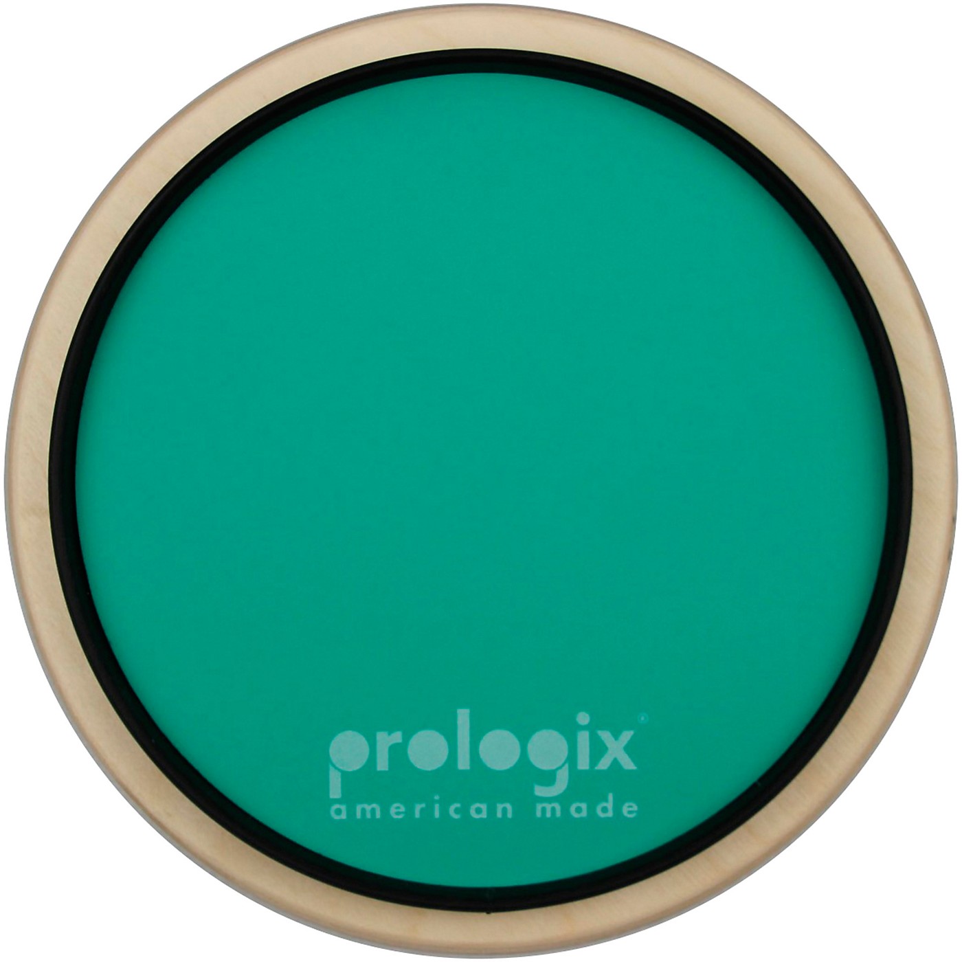 Prologix Percussion Green Logix Practice Pad With Rim Woodwind