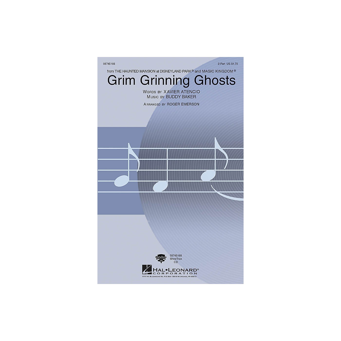 Hal Leonard Grim Grinning Ghosts ShowTrax CD Arranged by Roger Emerson thumbnail