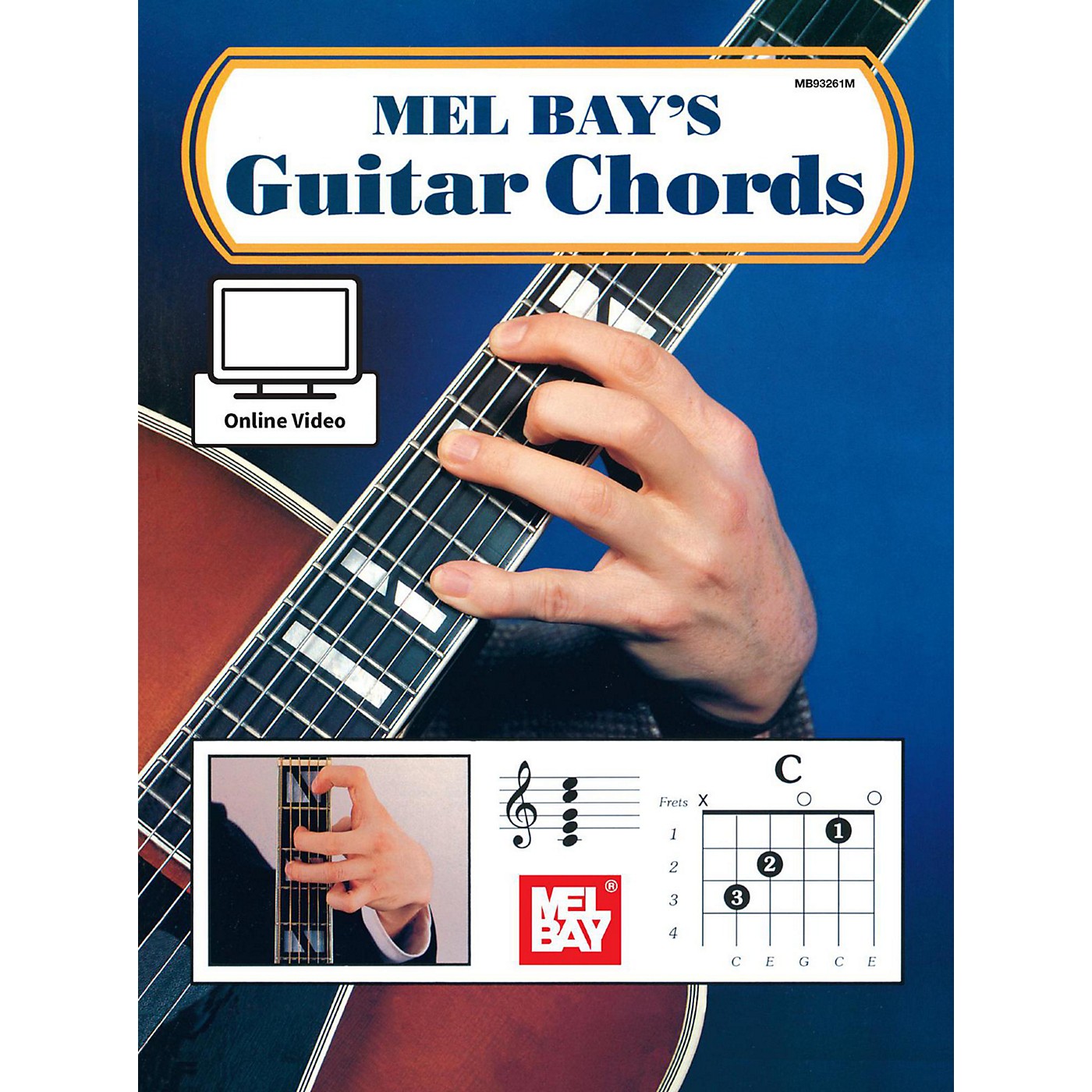Mel Bay Guitar Chords Book & Online Audio Woodwind & Brasswind