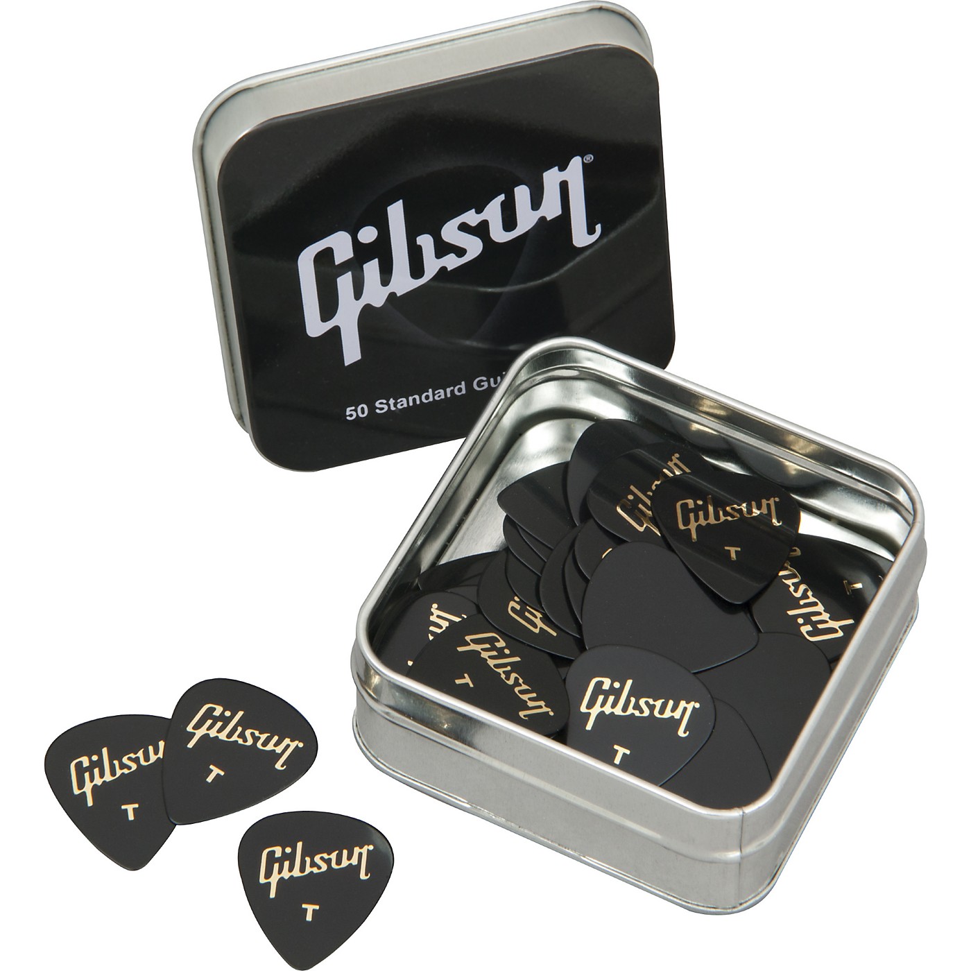 Gibson Guitar Pick Tin - 50 Standard Picks thumbnail