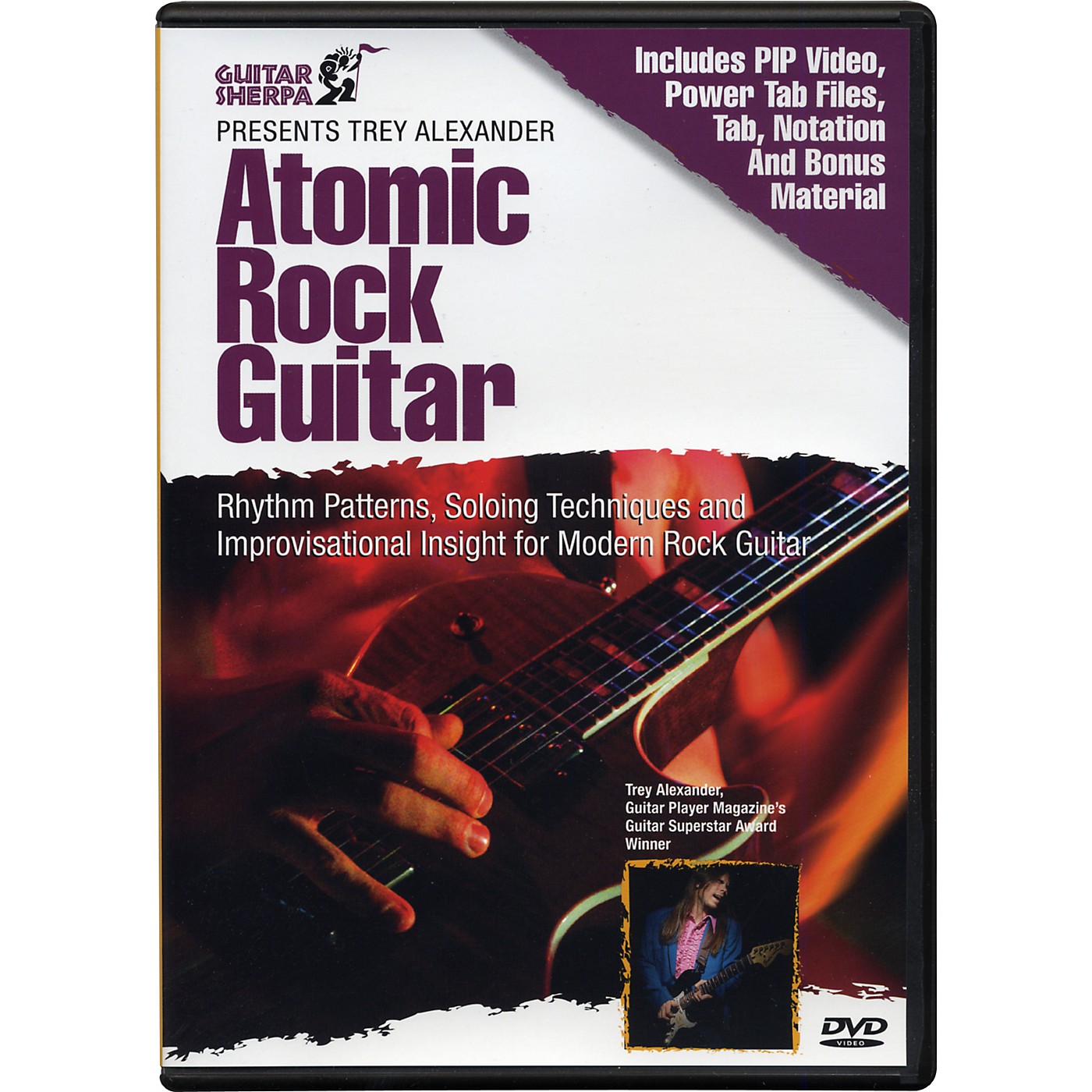 Music Sales Guitar Sherpa Presents Trey Alexander: Atomic Rock Guitar (DVD) thumbnail