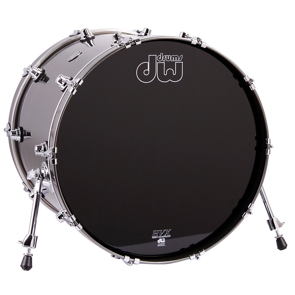 Dw Performance Series Bass Drum Gun Metal Metallic Lacquer 18×22 – Yakinti