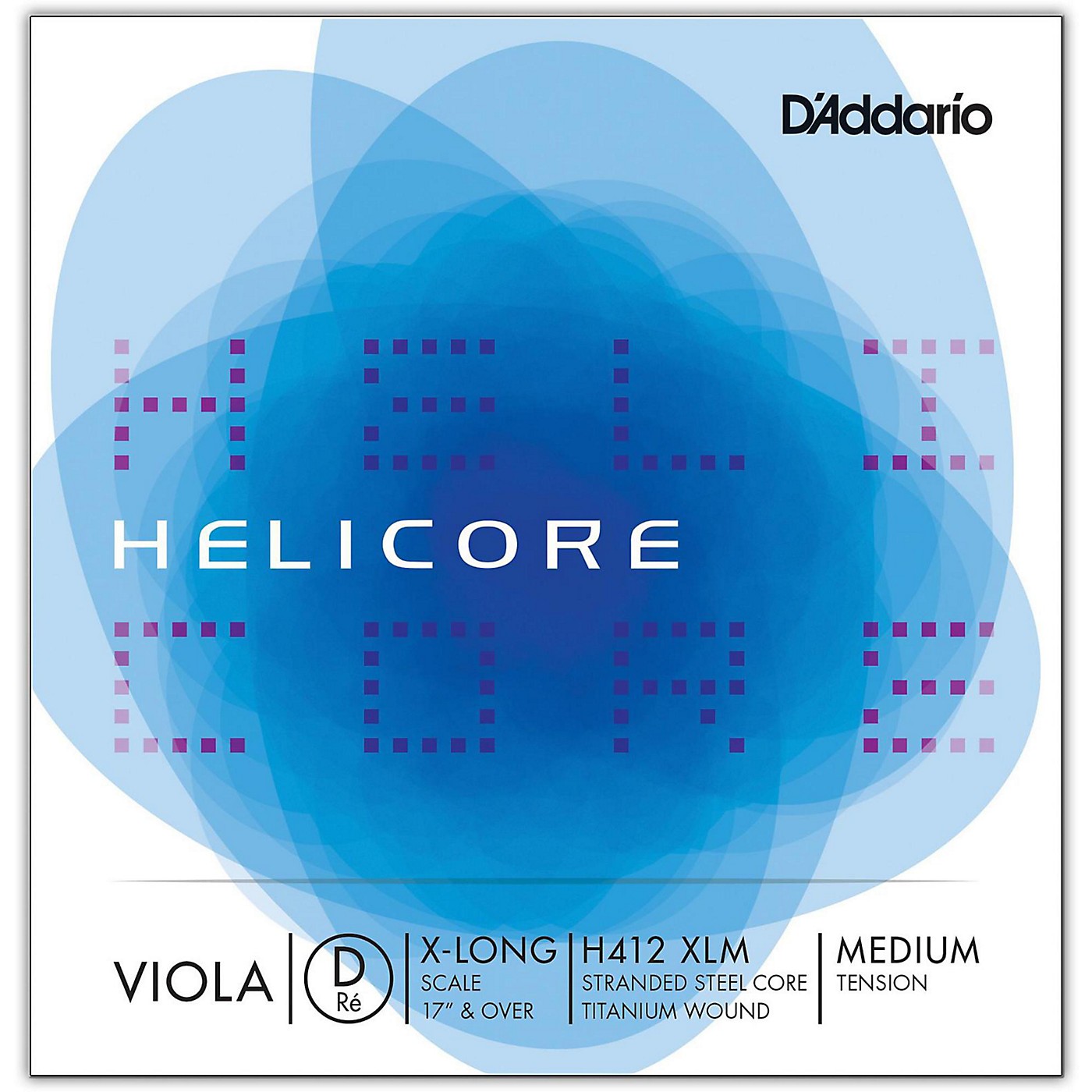 D'Addario H412 Helicore Long Scale Viola D String thumbnail