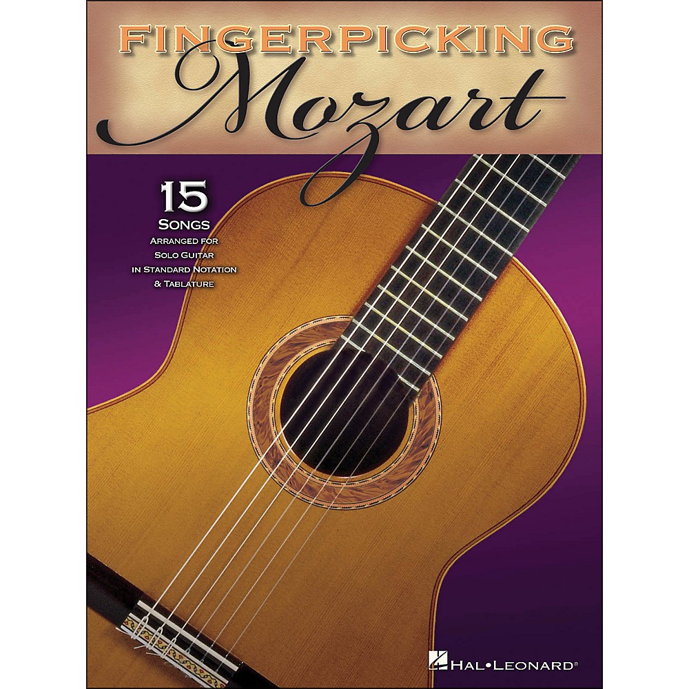 Hal Leonard Fingerpicking <b>Mozart</b> 15 Pieces Arranged.