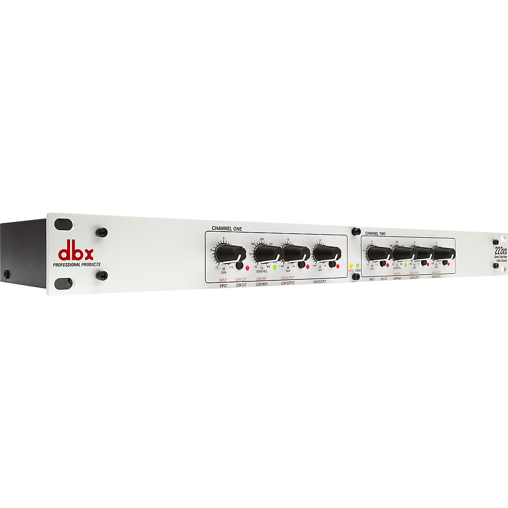 dbx 223XL ステレオ 2-Way/Mono 3-Way クロスオーバー DBX 223XL Stereo 2-Way/Mono 3-Way Crossover Rack Mountable