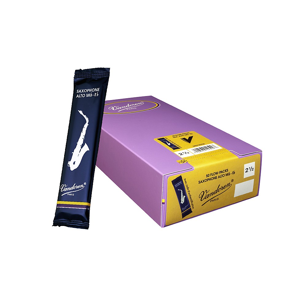 Vandoren Alto Sax Traditional Reed Box of 50 3.5 Box of 50