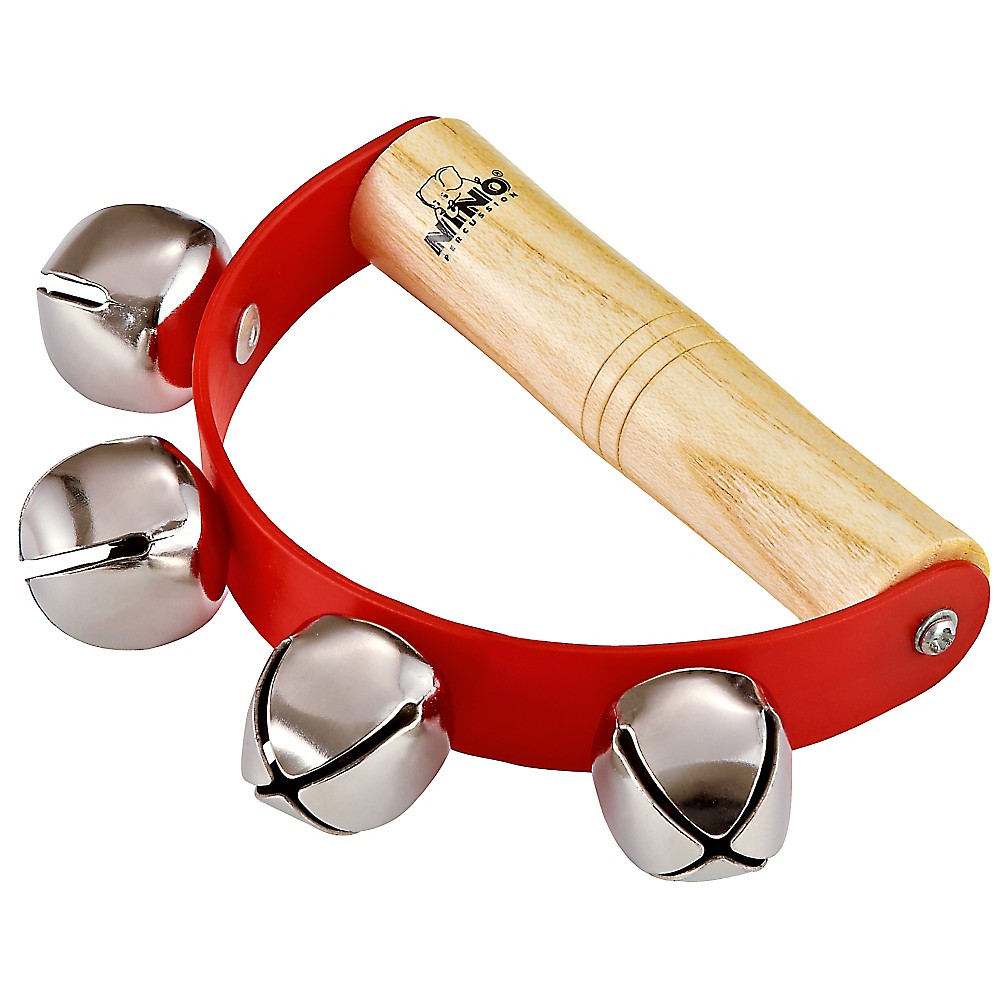 Nino Store Sleigh Miami Mall Bells with Wooden 4 Ergo Grip Red