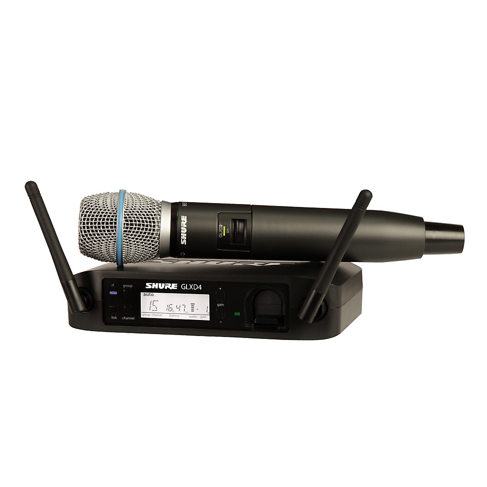Shure GLXD Wireless Vocal System with Beta 87A Mic Z2 42406267595 eBay