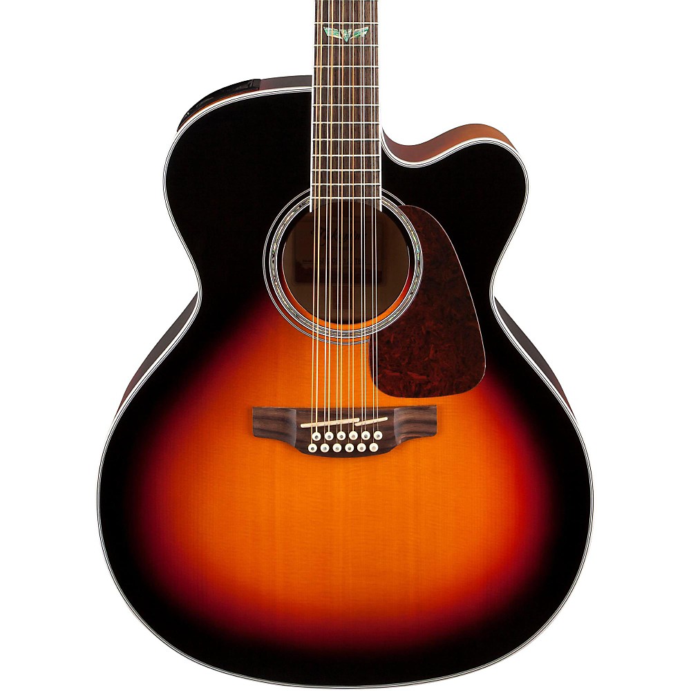 Takamine G Series Jumbo Cutaway 12-String Acoustic-Electric Guitar Gloss Sunbrst