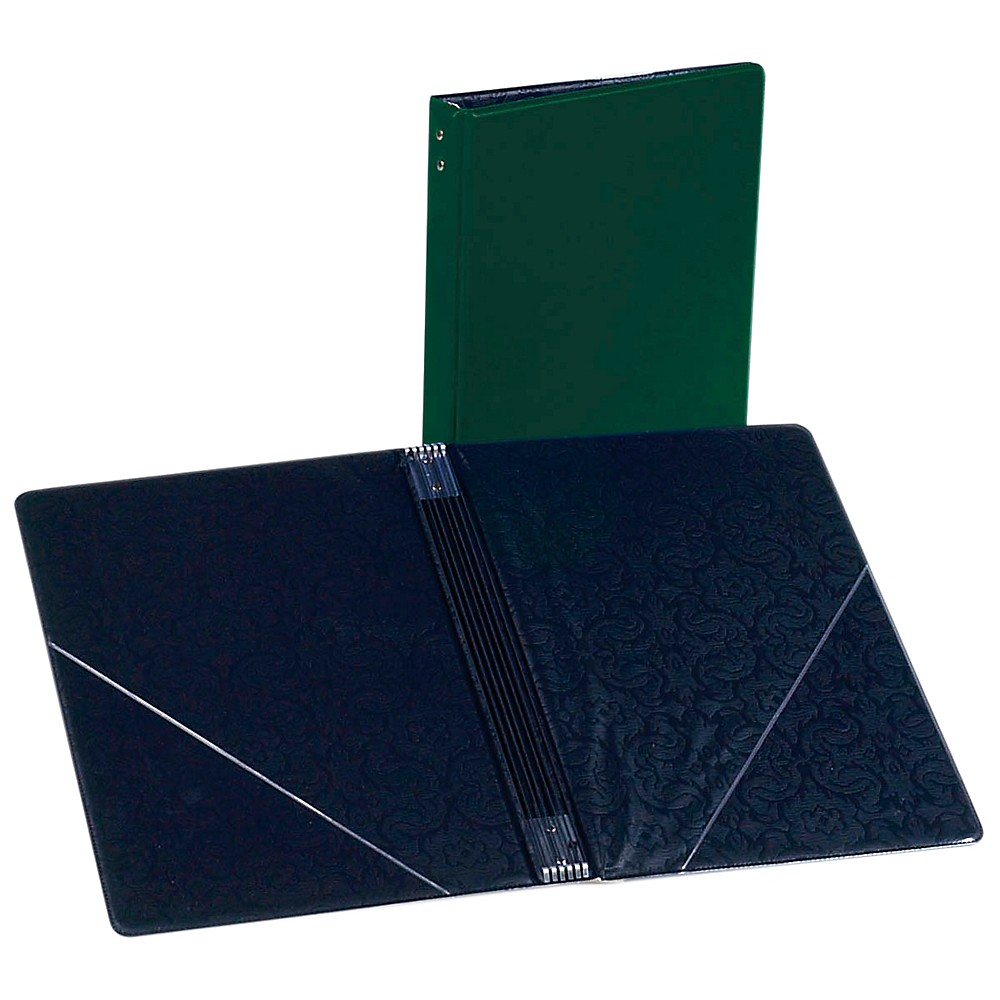 Эластичные накладки Marlo Plastics 7-3/4 x 11 7, 2 прозрачных плоских диагональных кармана зеленого цвета
