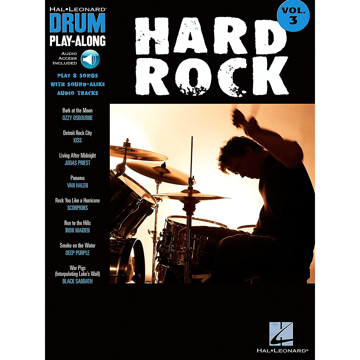 Hal Leonard Hard Rock Drum Play-Along Series Songbook with CD thumbnail