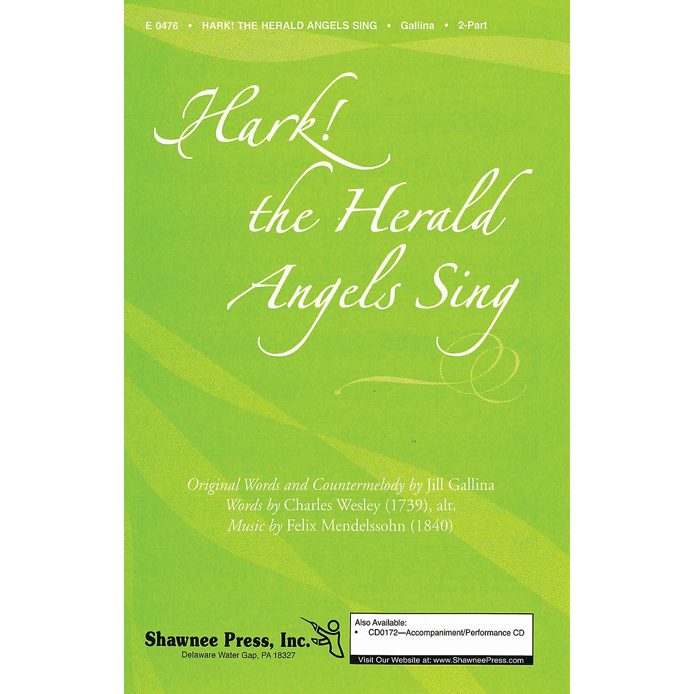 Shawnee Press Hark! The Herald Angels Sing 2-Part arranged by Jill Gallina thumbnail