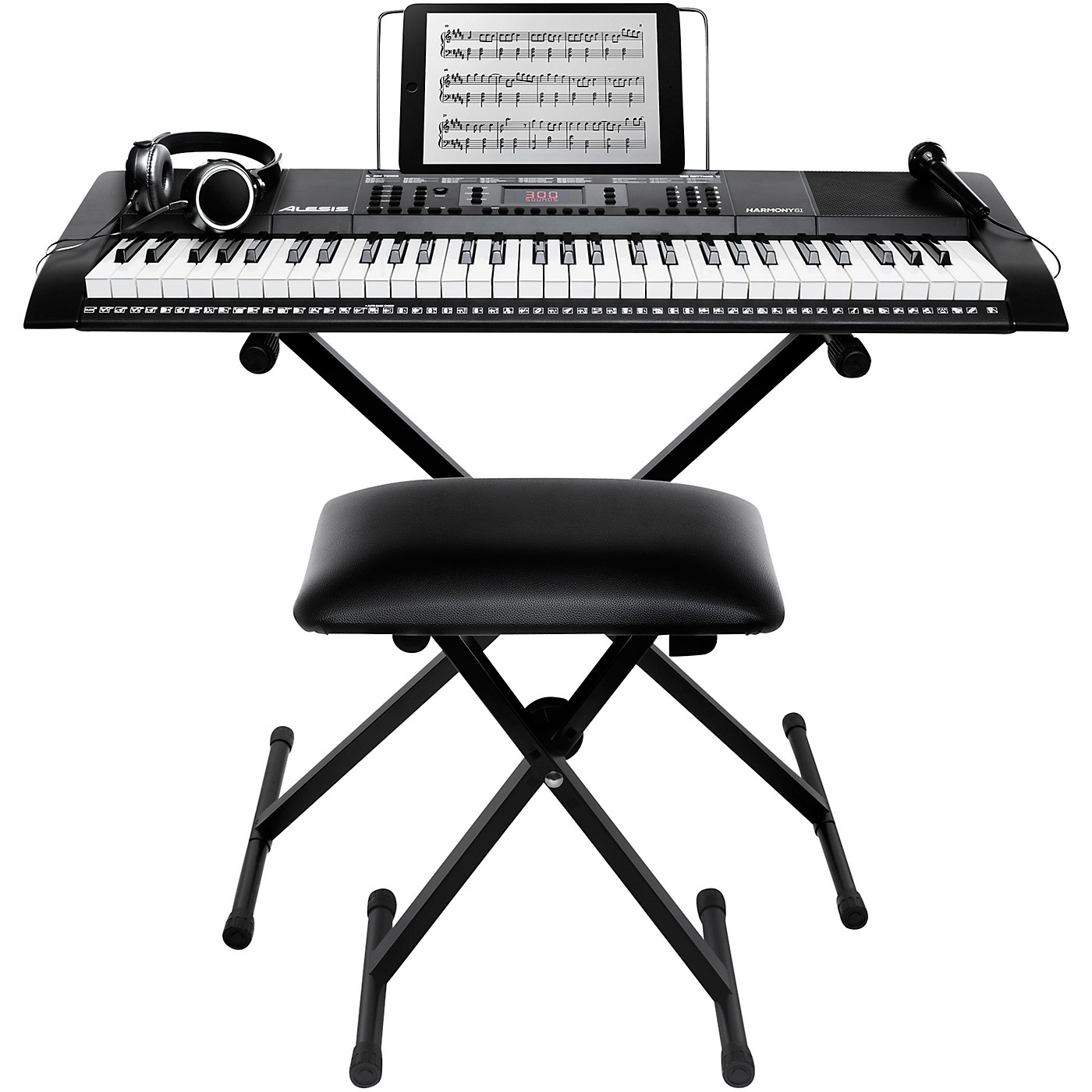 Alesis Harmony 61 MKII 61-Key Keyboard With Stand and Bench thumbnail