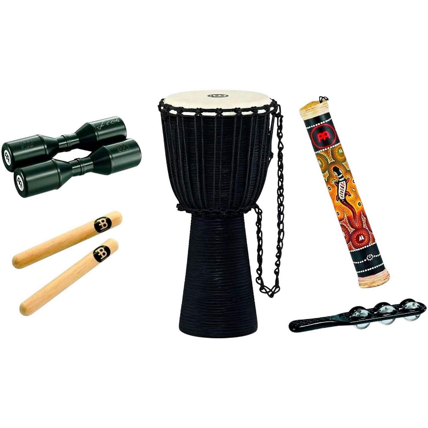Meinl Headliner Djembe Percussion Pack with Free Shaker and Jingle Stick thumbnail