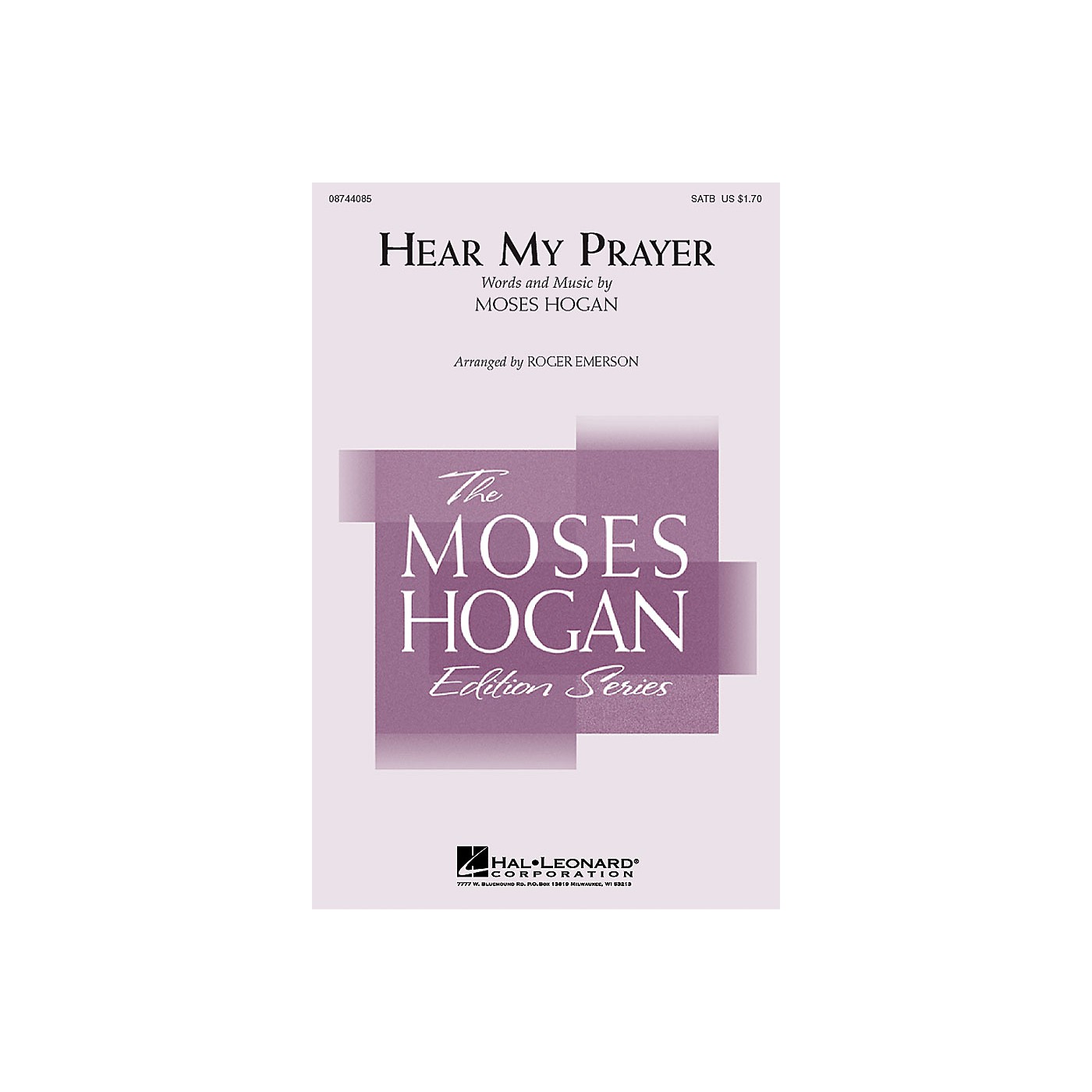 Hal Leonard Hear My Prayer 3-Part Mixed Arranged by Roger Emerson thumbnail