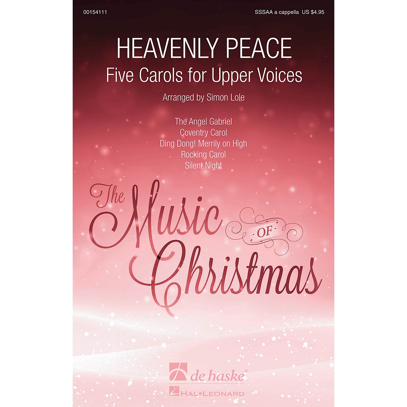 De Haske Music Heavenly Peace (Five Carols for Upper Voices) SSSAA A Cappella arranged by Simon Lole thumbnail