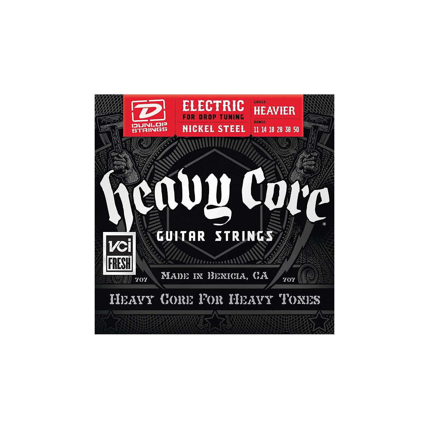 Dunlop Heavy Core Electric Guitar Strings - Heavier Gauge thumbnail