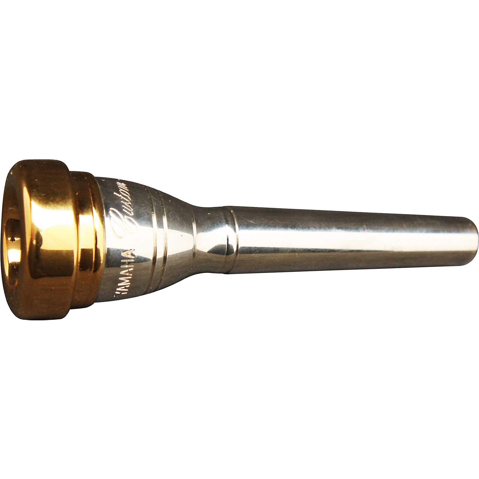 Yamaha Heavyweight Series Trumpet Mouthpiece With Gold-Plated Rim and Cup -  Woodwind  Brasswind