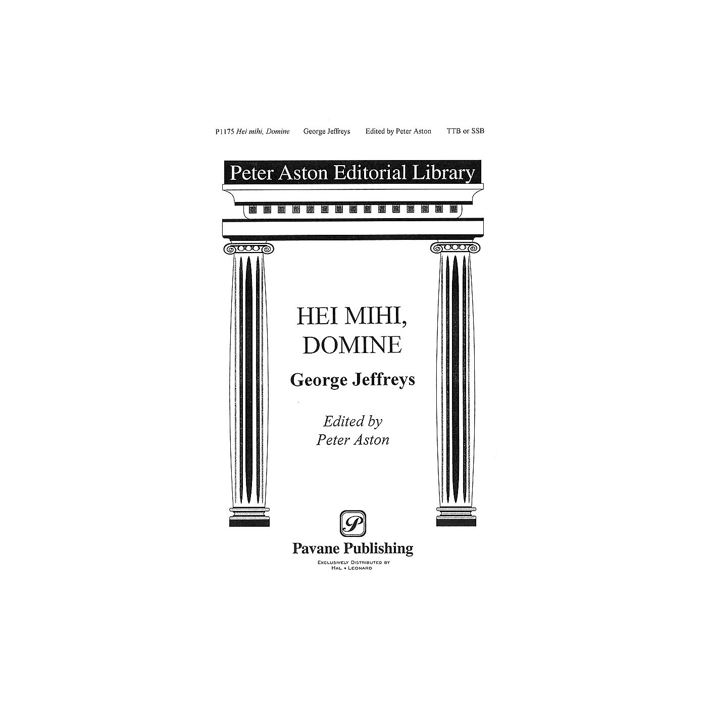 Banks Music Publications Hei Mihi, Domine TTB/SSA arranged by Peter Aston thumbnail