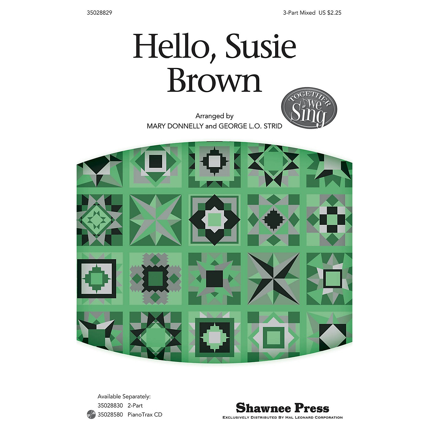 Shawnee Press Hello, Susie Brown (Together We Sing Series) 3-Part Mixed arranged by George L.O. Strid thumbnail