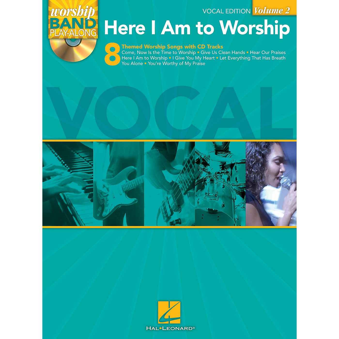 Hal Leonard Here I Am to Worship - Vocal Edition Worship Band Play-Along Series Softcover with CD  by Various thumbnail