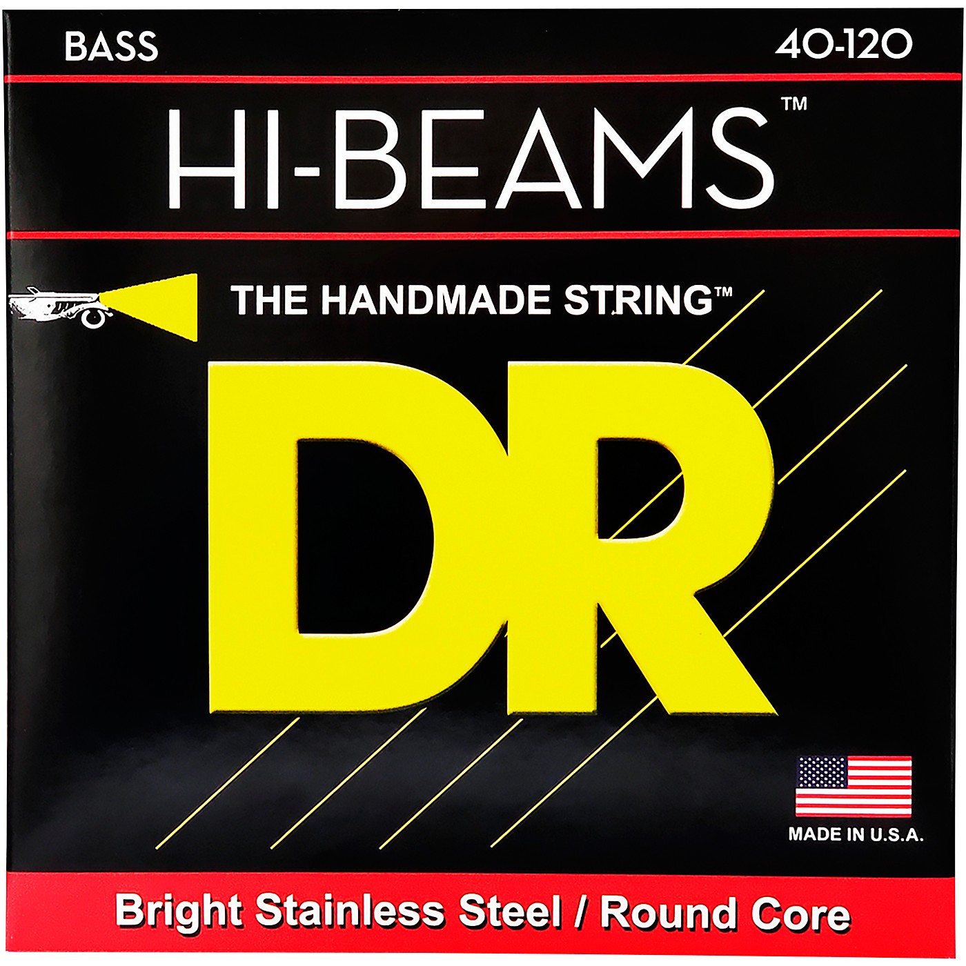 DR Strings Hi-Beams Light 5-String Bass Strings thumbnail