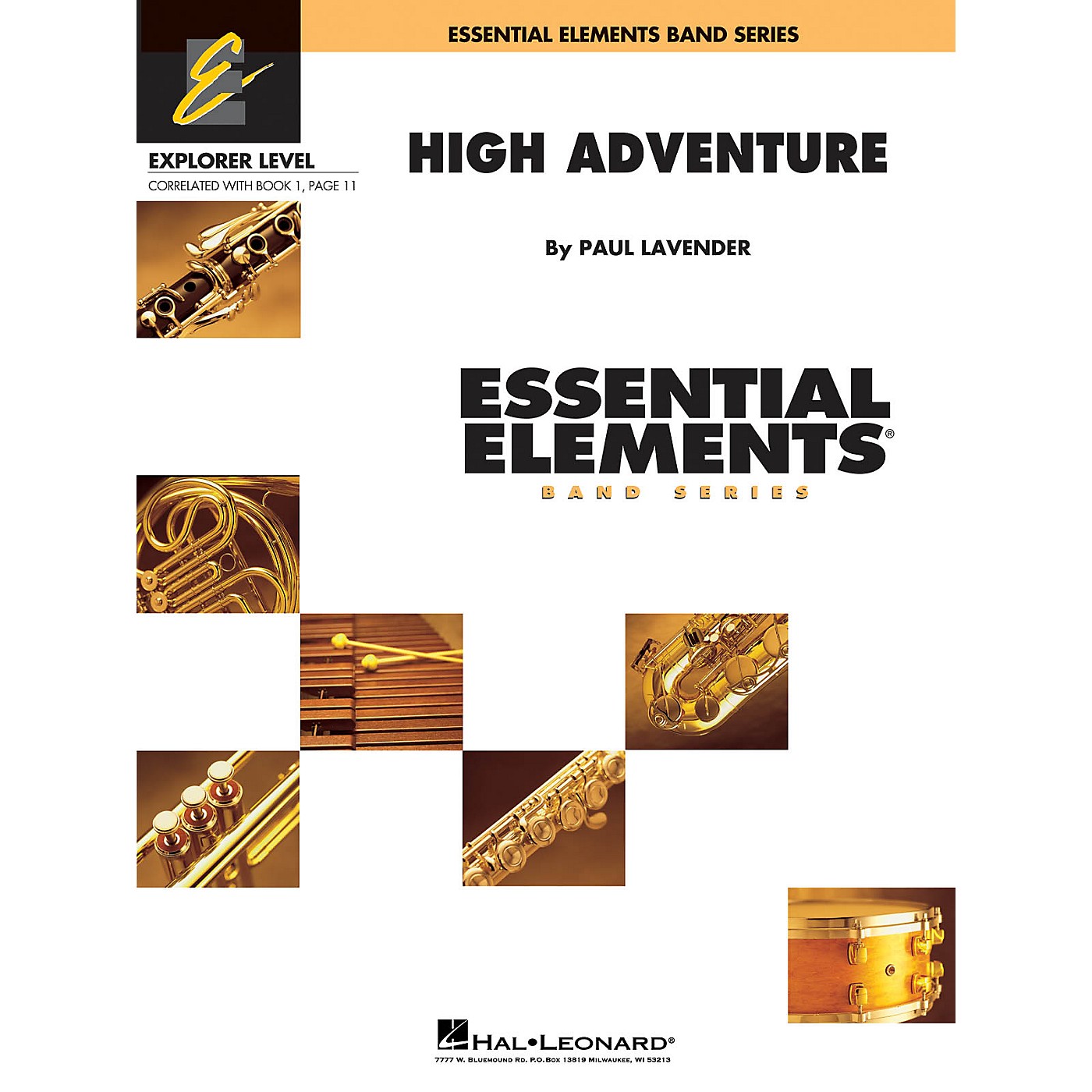 Hal Leonard High Adventure Concert Band Level 0.5 Composed by Paul Lavender thumbnail