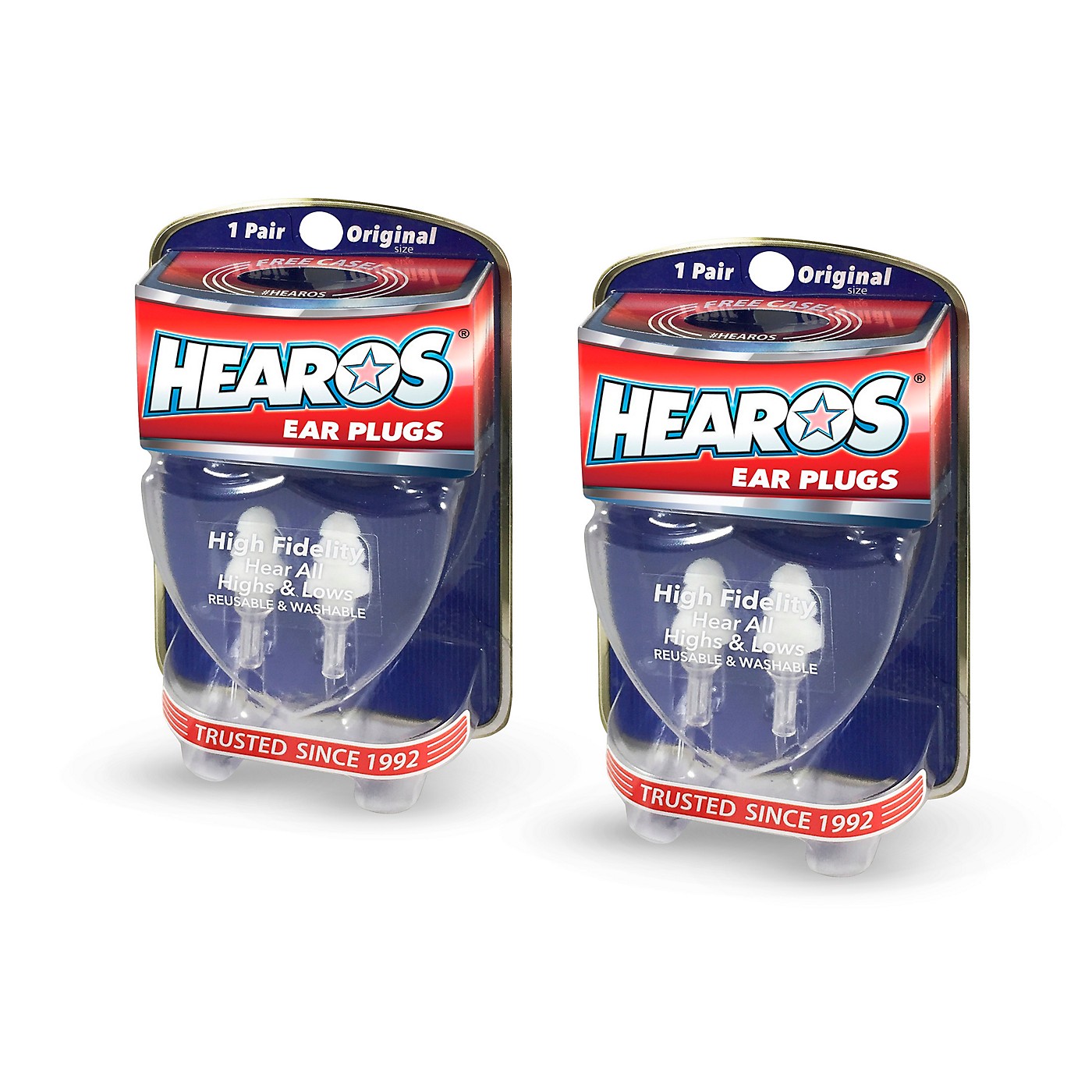 Hearos High Fidelity Ear Plugs 2-Pack thumbnail