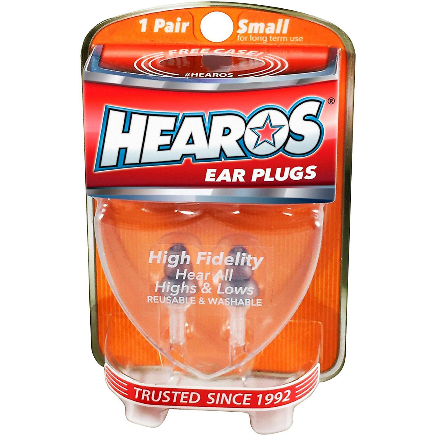 Hearos High Fidelity-Series Long-Term Earplugs (1 Pair) thumbnail
