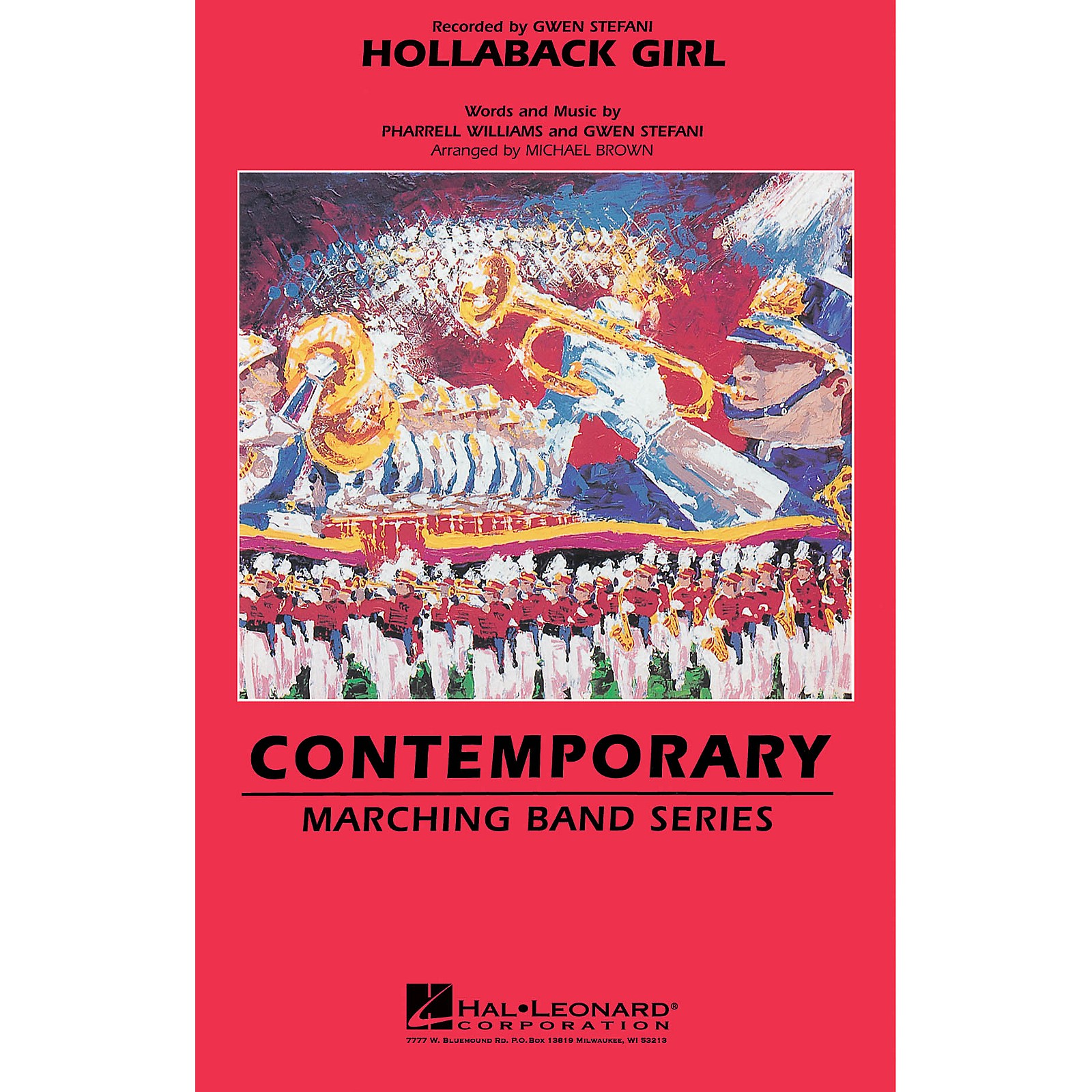 Hal Leonard Hollaback Girl Marching Band Level 34 by Gwen Stefani