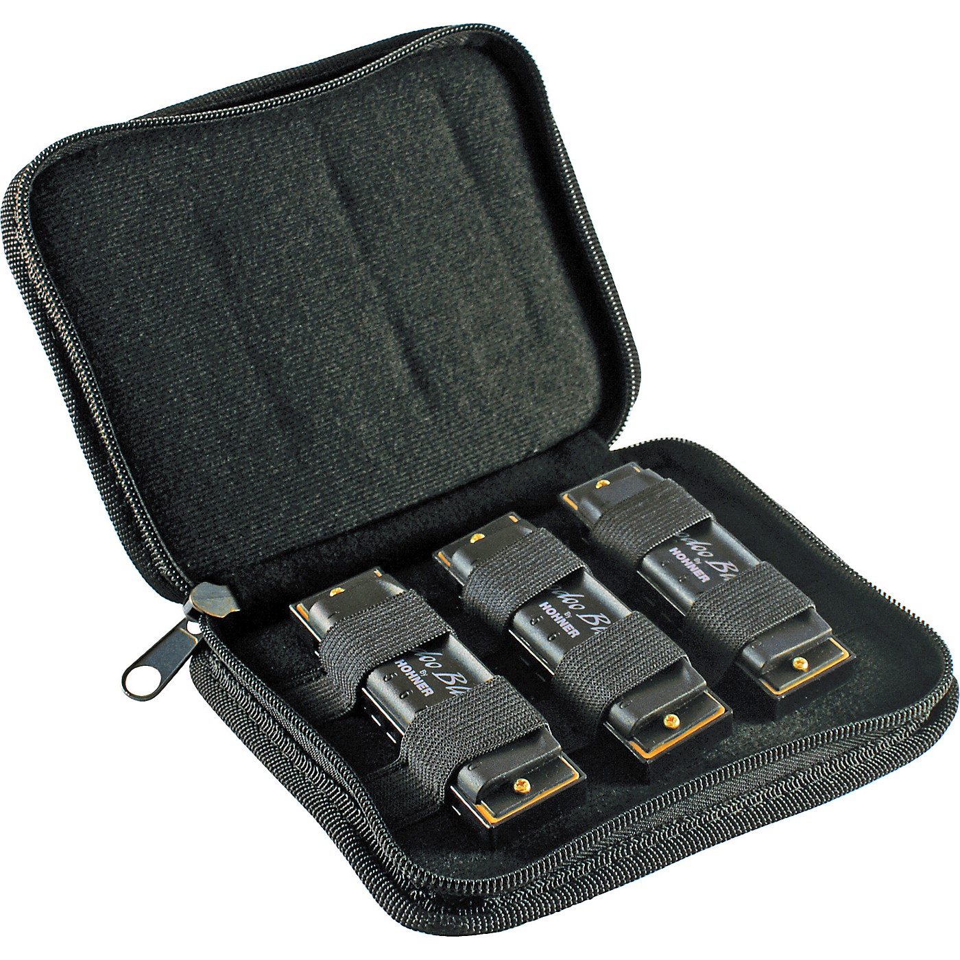 Hohner Hoodoo Blues Harmonica 3-Pack with Case thumbnail