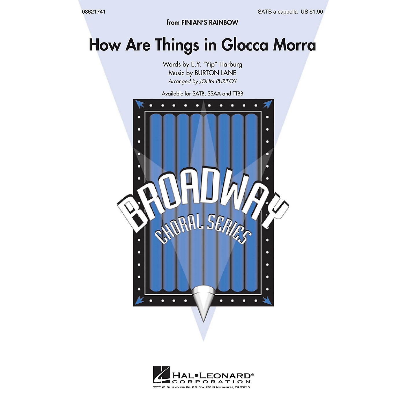 Hal Leonard How Are Things in Glocca Morra (from Finian's Rainbow) SATB a cappella arranged by John Purifoy thumbnail