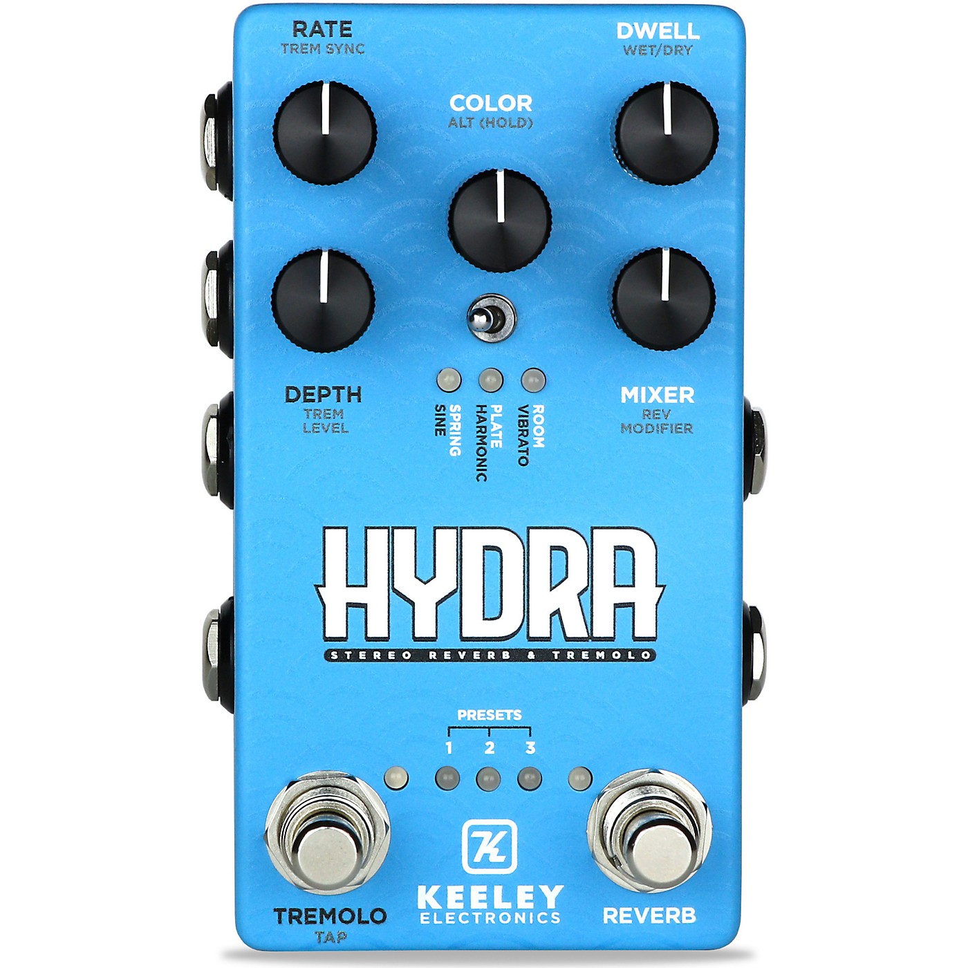 Keeley Hydra Stereo Reverb & Tremolo Effects Pedal thumbnail