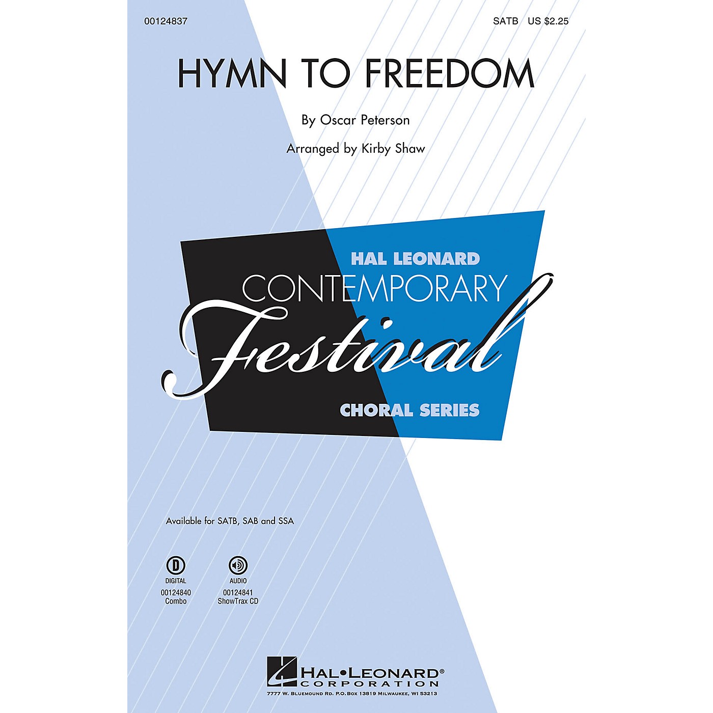 Hal Leonard Hymn to Freedom COMBO ACCOMPANIMENT PARTS Arranged by Kirby Shaw thumbnail