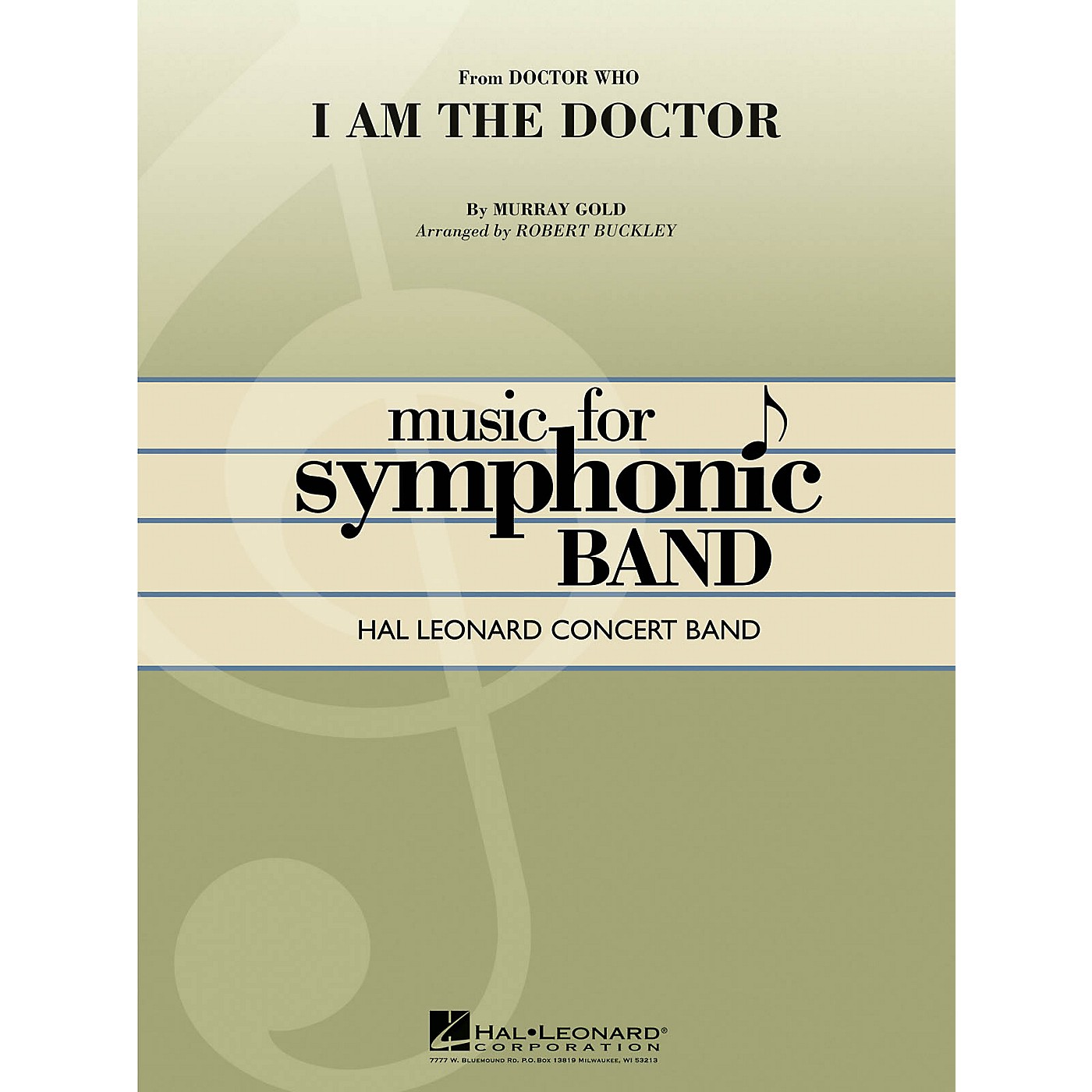 Hal Leonard I Am the Doctor (from Doctor Who) Concert Band Level 4 Arranged by Robert Buckley thumbnail