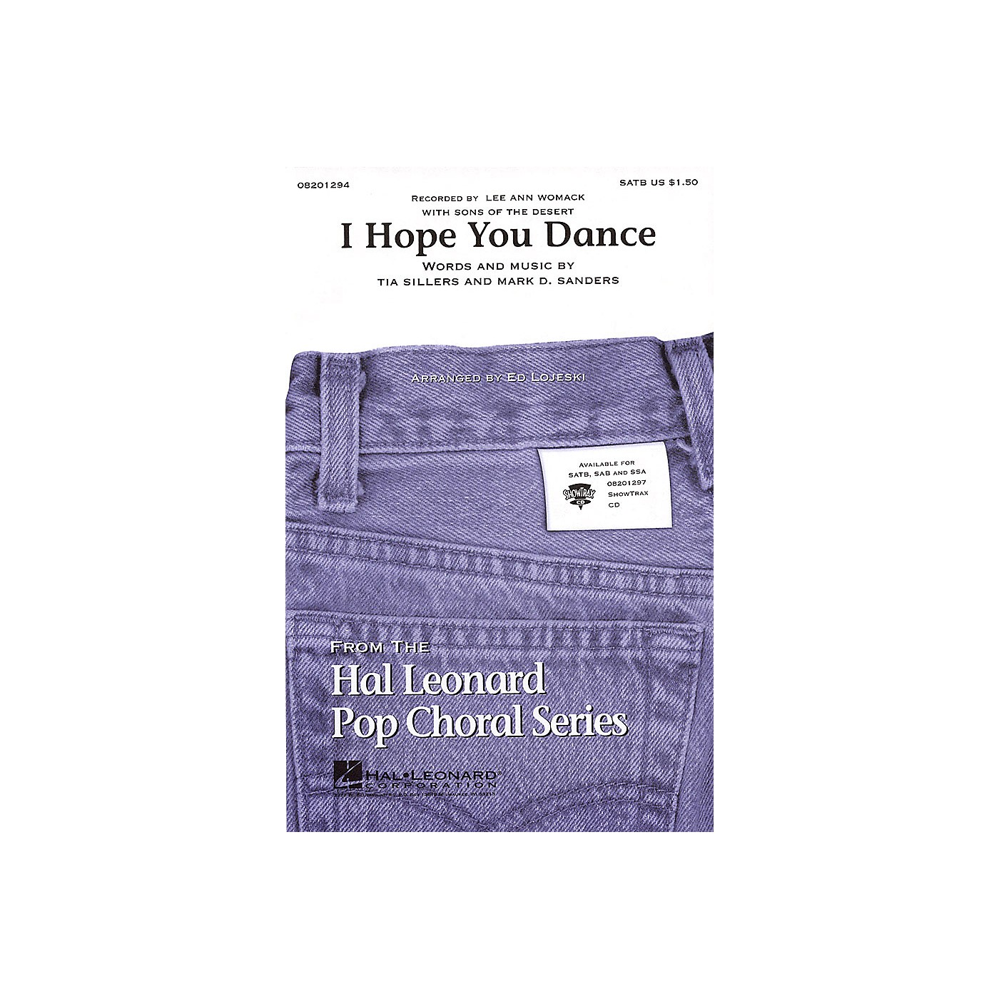 Hal Leonard I Hope You Dance SATB by Lee Ann Womack arranged by Ed Lojeski thumbnail
