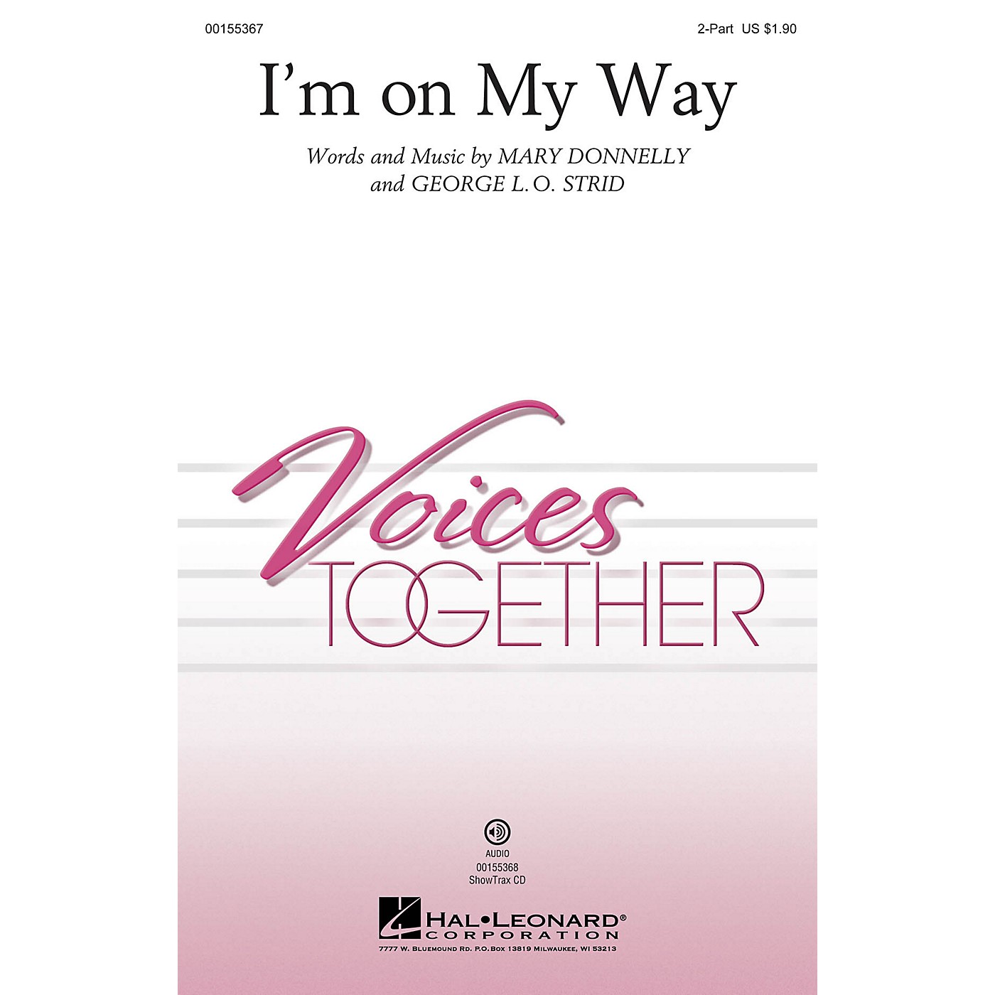 Hal Leonard I'm on My Way 2-Part composed by Mary Donnelly thumbnail