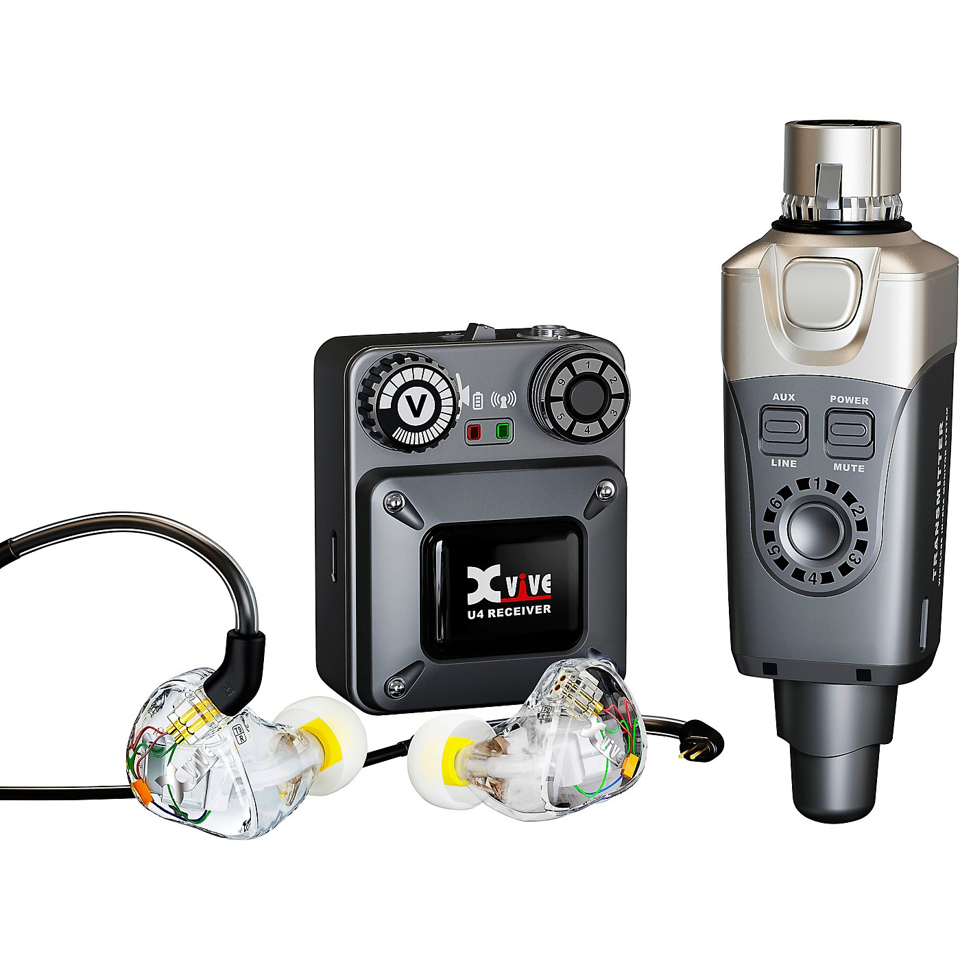 Xvive In-Ear Monitor Wireless System With T9 In-Ear Monitors and CU4 Carry Case thumbnail