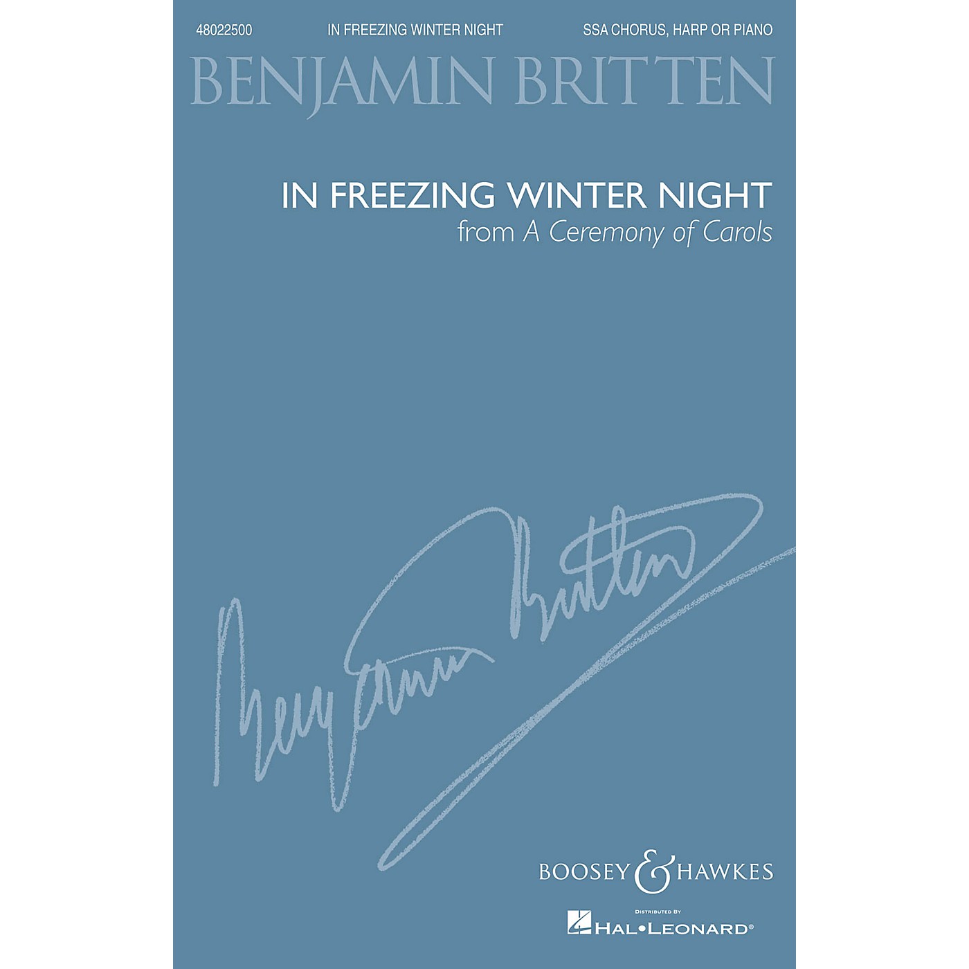 Boosey and Hawkes In Freezing Winter Night (from A Ceremony of Carols) (SSS and Harp or Piano) by Benjamin Britten thumbnail