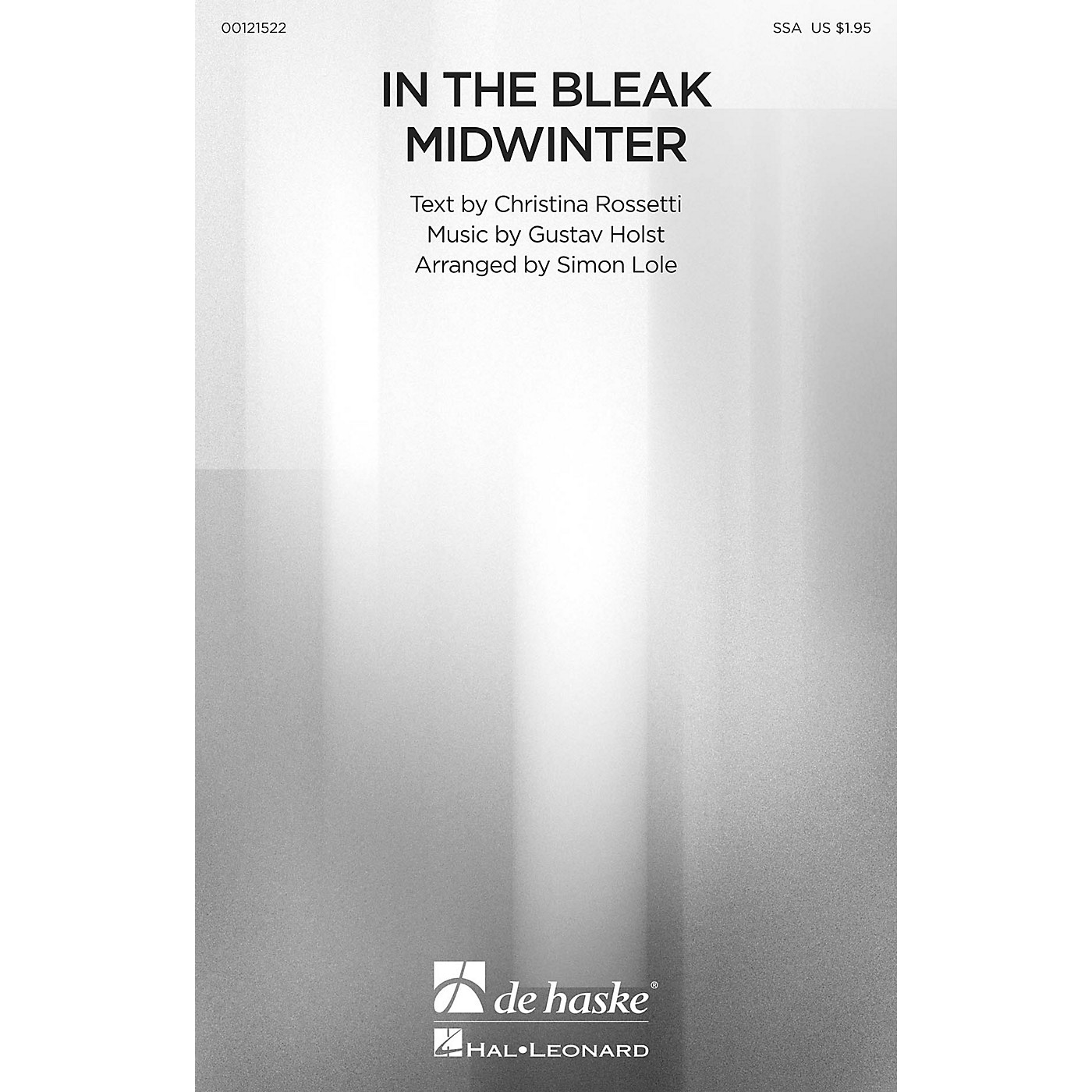 De Haske Music In the Bleak Midwinter SSA arranged by Simon Lole thumbnail